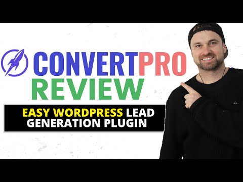 ConvertPro Review ❇️ Easy WordPress Lead Generation Plugin 🙌 [Video]