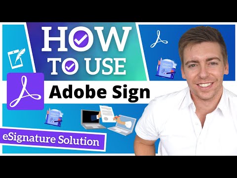Electronic Signature Tutorial | Sign PDFs Online With Abobe Sign (Adobe Acrobat Tutorial) [Video]