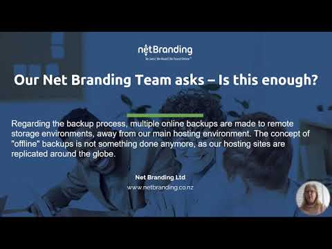 What is a website backup and why is important for risk management | Net Branding Limited [Video]
