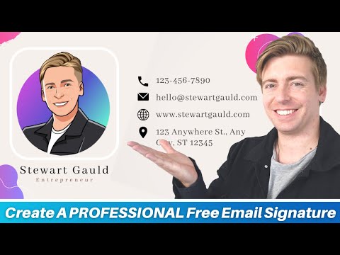 Create A PROFESSIONAL Free Email Signature in Minutes | Two Simple Methods [Video]