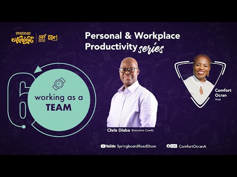 WORKING AS A TEAM with Executive Coach Chris Diaba on #SpringboardHangout [Video]