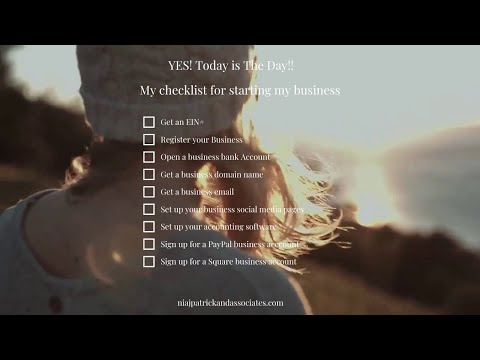 Checklist for Starting a Business [Video]