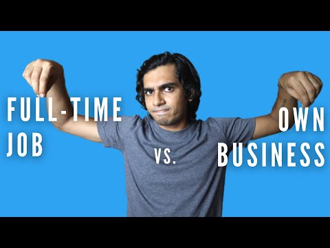 Can you start a business while doing a full-time job? [Video]