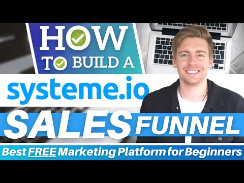 How To Build A Sales Funnel for FREE | BEST Marketing Platform for Beginners (Systeme.io Tutorial) [Video]