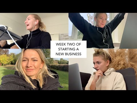 Creating a brand, feeling frustrated and picking a launch date | WEEK TWO OF STARTING A BUSINESS [Video]