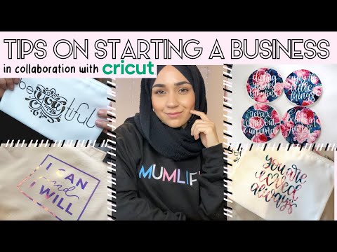 BEGINNERS TIPS ON STARTING A BUSINESS | PRODUCTS YOU CAN MAKE + SELL W/ CRICUT MAKER 3 | SafsLife [Video]