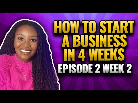 How to Start a Business in 4 Weeks| Episode 2 Week 2| Launch Your Small Business 101|Michelle Farley [Video]