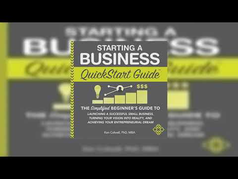 Starting a Business QuickStart Guide Audiobook [Video]