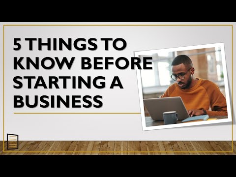 5 Elements You Must Know About Before Starting a Business | How to Start a Business [Video]