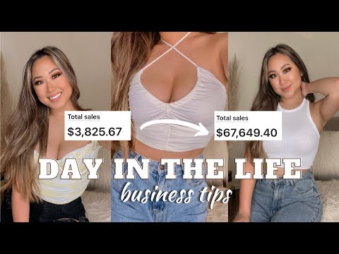 DAY IN THE LIFE: SMALL BUSINESS OWNER / Tips on Starting your Business(Fears, Costs, $$, Regrets) [Video]