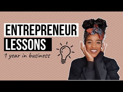 1 YEAR IN BUSINESS – WHAT I’VE LEARNT! |  Online Business Tips | Tips for online business success [Video]