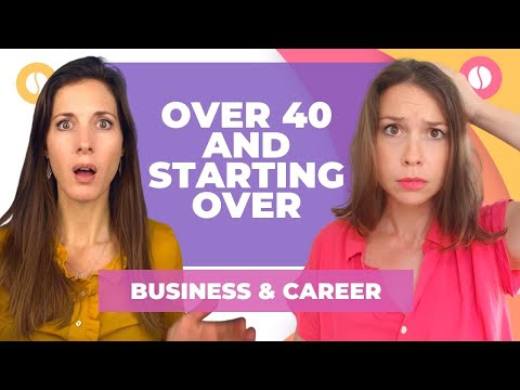 Starting over in your 40’s – starting a business over 40 [Video]