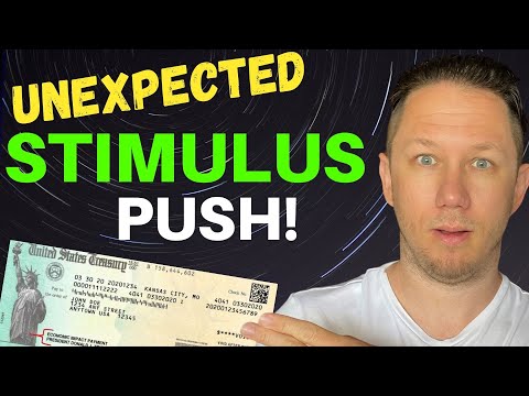 NEW PUSH FOR STIMULUS CHECKS!! Fourth Stimulus Check Update Today 2021 & Daily News + Stock Market [Video]