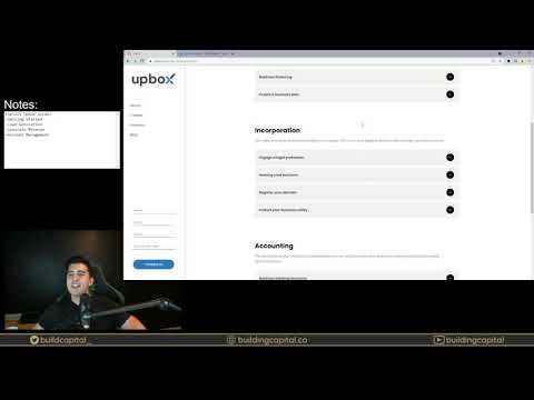 Starting a business? Free Guides through Upbox.io – Stage 1; Planning and Setup [Video]