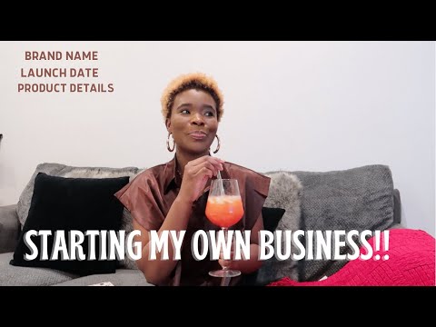 STARTING A BUSINESS | Brand Name, Product Details & Launch Date [Video]