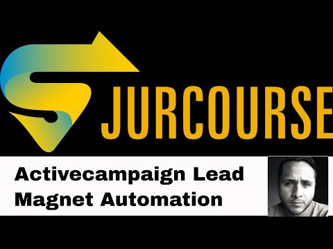Course Creation Lead Magnet Automation using Active Campaign Jurcourse V27 [Video]