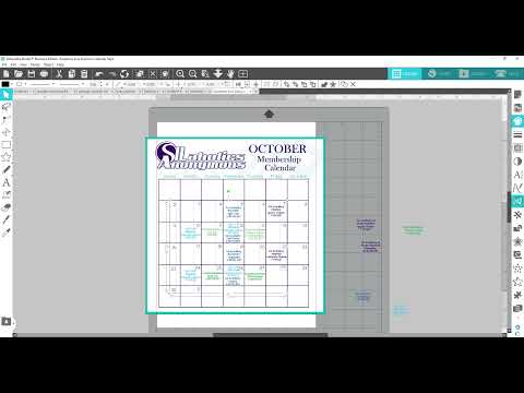 I create calendars in Silhouette Studio [Video]