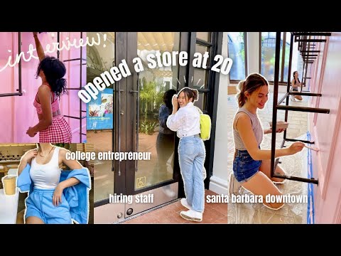 Opening a Clothing Store at 20 Years Old! | How She Started an E-commerce Clothing Brand [Video]