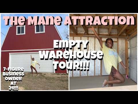 I BOUGHT A WAREHOUSE!! Empty Warehouse Tour || The Mane Attraction || 7 Figure Business Vlog 2022!!! [Video]