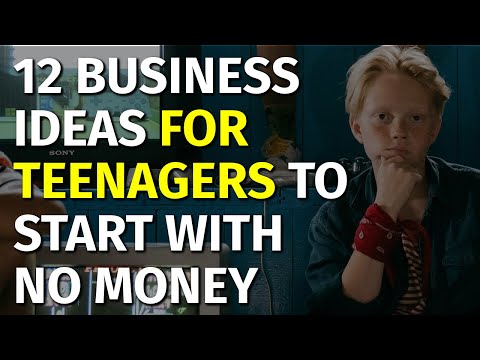 How to Start a Business as a Teenager with No Money in 2022; 12 Small Business Ideas for Teenagers [Video]