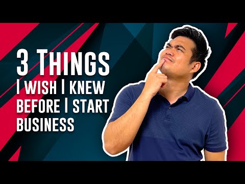 Starting A Business : 3 Things I wish I Knew Before Starting My Business ( 2022 ) [Video]