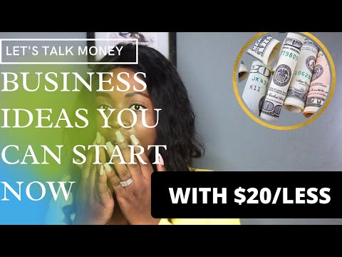 BUSINESS IDEAS YOU CAN START WITH LESS THAN $20 | How to start a business from home [Video]