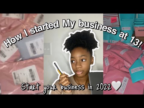 How to start a business with no money |How I started my business at 13!| [Video]
