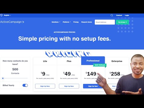 ActiveCampaign Pricing: Which Plan is Best For You and How to Get Started! [Video]