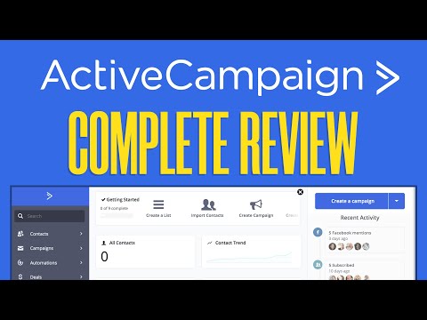 Active Campaign Complete Review – #1 Customer Experience Automation Platform [Video]