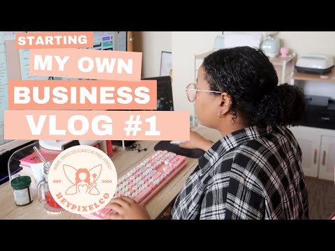 INTRODUCING HEYPIXELCO | STARTING A BUSINESS VLOG [Video]