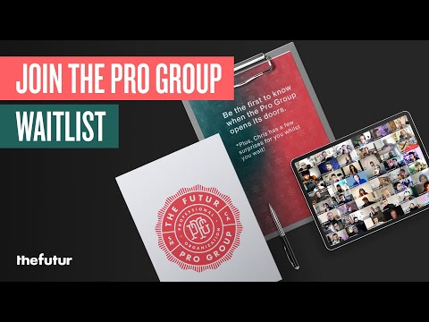 Join The Pro Group Waitlist! [Video]