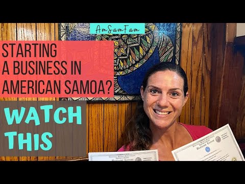 HOW TO START A BUSINESS IN AMERICAN SAMOA | Market Research, Business License, Accounting, Banking [Video]