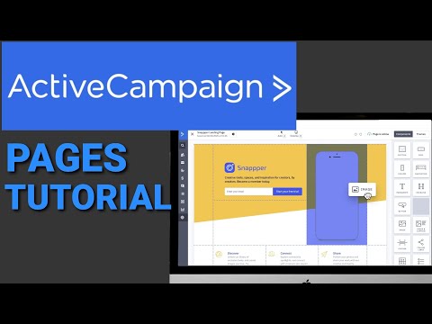 How To Build An ActiveCampaign Landing Page (Tutorial 2022) (Timestamps In The Description) [Video]
