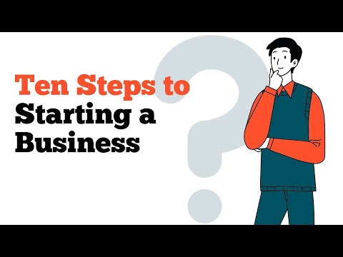 Ten Steps to Starting a Business [Video]