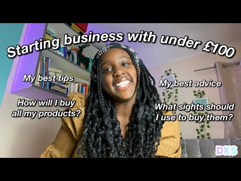 How to start a Business with under £100 // How to find Business ideas [Video]