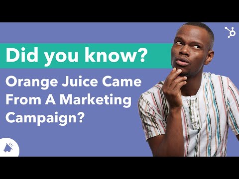 Did You Know: Orange Juice Came From A Marketing Campaign? [Video]