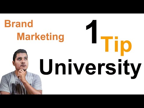 Branding Marketing – 1 Tip University [Video]