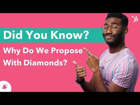 Did You Know: We Propose With Diamonds Because Of A Marketing Campaign? [Video]