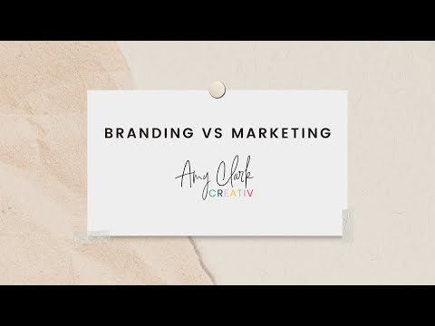 Branding vs Marketing [Video]