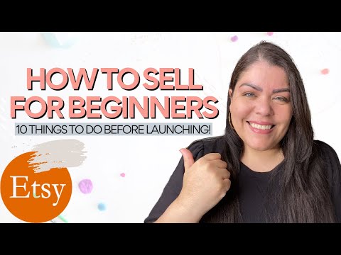 How To Sell On Etsy For Beginners (How To Start An Etsy Shop 2022 EXCLUSIVE Tips & Tricks!) [Video]