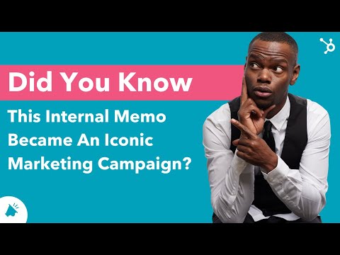Did You Know: This Internal Memo Became An Iconic Marketing Campaign? [Video]