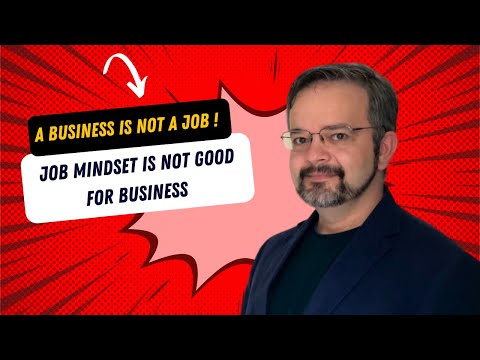 A business is not a job |Starting a business |Startup business ideas |How do I start a business | [Video]