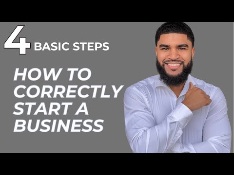 How to Start a Business |THE FIRST 4 steps| [Video]