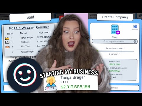 STARTING A BUSINESS IN ANOTHER LIFE SIMULATOR! (BETTER THAN BITLIFE?!) [Video]