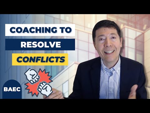 How To  Coach Clients To Resolve A Conflict | Executive Coaching Questions and Tips [Video]