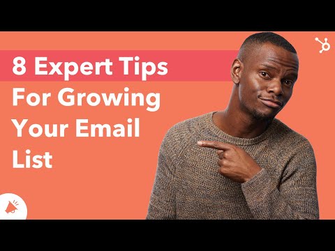 How To Build An Email List | 8 Email Marketing Tips For Beginners [Video]