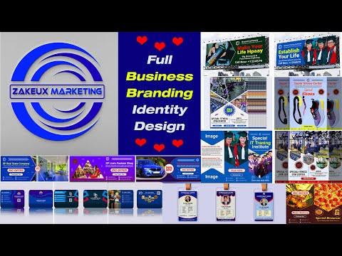 Eye-catching design services for growing full business Branding identity ( Branding style guideline) [Video]