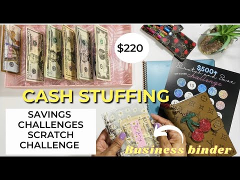 CASH STUFFING  | CASH ENVELOPES | BUSINESS CASH BINDER | MARCH 2022 LOW INCOME [Video]