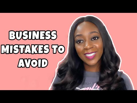 MISTAKES TO AVOID WHEN STARTING A SMALL BUSINESS | HOW TO START A SMALL BUSINESS [Video]