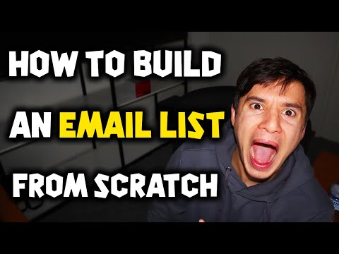 How To Build An Email List From Scratch (0 To 13,317+ Email Subs) [Video]